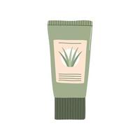 Hautpflege-Aloe-Tubenprodukt vektor