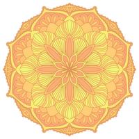 Mandala. Orientalisches Dekorationselement. Islamische, arabische, indische, osmanische Motive. vektor