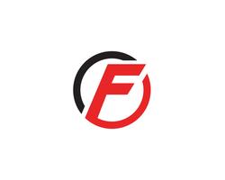 F-Logo und Symbolschablonenvektor vektor