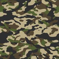 militär armé svart brun grädde och grön färg kamouflage seamless mönster vektor