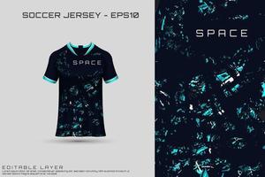 sport jersey och t-shirt mall sport jersey design vektor mockup.