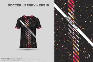 sport jersey och t-shirt mall sport jersey design vektor mockup.