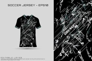 sport jersey och t-shirt mall sport jersey design vektor mockup.