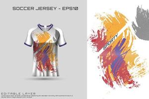 sport jersey och t-shirt mall sport jersey design vektor mockup.