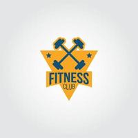 Fitness-Logo-Vektor-Design vektor