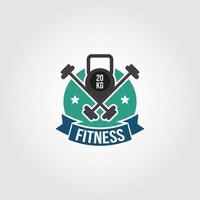 Fitness-Logo-Vektor-Design vektor