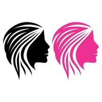 Haar Beauty Spa Kosmetiksalon Logo vektor