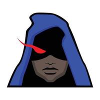 Logo-Symbol für das Maskottchen des bösen Dämonenmeisters Esport