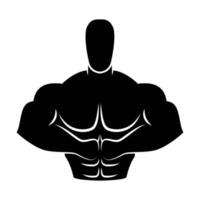 Fitnessstudio-Fitness-Logo-Symbol vektor