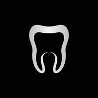 kreativa abstrakt dental tand logotyp vektor