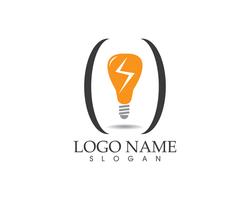 Bulb Lamp logo vektor