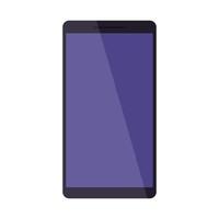 isolerad svart smartphone vektor design