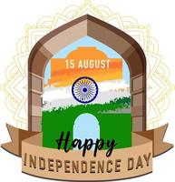 Happy India Independence Day vektor