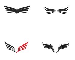 Falcon Wing Logo Mall vektor ikon design