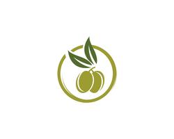 Olive Logo Vorlage Vektor Icon