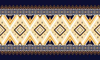 geometrische ethnische Musterstickerei .carpet,wallpaper,clothing,wrapping,batik,fabric,vector illustration stick style. vektor