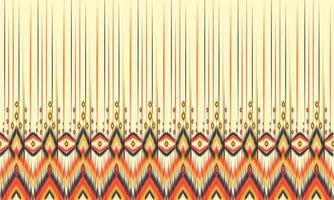 geometrisches ethnisches Ikat-Muster orientalisches traditionelles Design für den Hintergrund. vektor