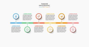 Präsentationsgeschäft Infografik Vorlage vektor