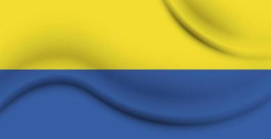 ukrainische Nationalflagge in genauen Proportionen - Vektor