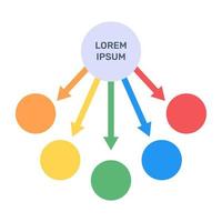 Laden Sie den Premium-Vektor des Geschäftsdiagramms herunter vektor