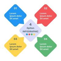 ein farbenfrohes Infografik-Symbol in bearbeitbarem Design vektor
