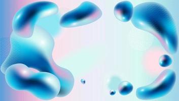 flytande blå rosa bakgrund vektor