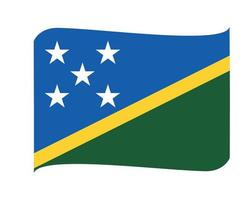 Flagge nationales Ozeanien-Emblem-Band-Symbol Vektor-Illustration abstraktes Gestaltungselement vektor