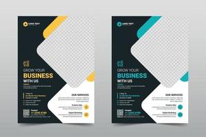 kreative Corporate Business Flyer Broschüre Vorlagendesign vektor