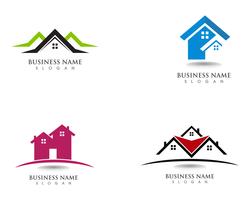 hus och hem logotyper vektor
