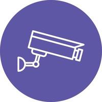 CCTV-Kamera-Icon-Stil vektor