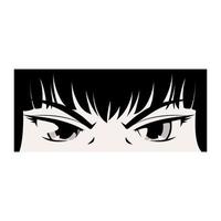 Manga-Augen-Ausdruck vektor