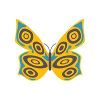 Schmetterling mit gefleckten Flügeln vektor