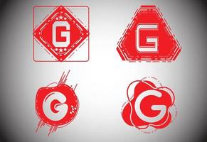 kreative g-brief-logo- und symbol-design-vorlage vektor