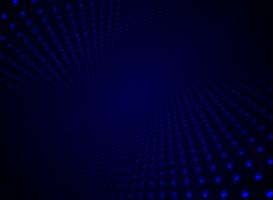 Abstrakt teknologi futuristisk data visualisering partikel dynamisk blå prickar mönster på mörkret bakgrund och textur med kopia utrymme. vektor