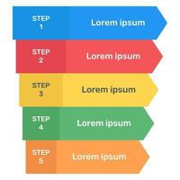 ett trendigt alternativ banners infographic vektor