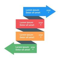 etiketter diagram i platt ikon vektor