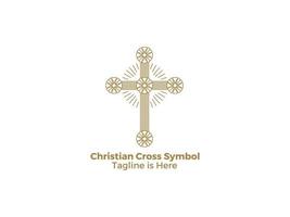 das kreuz ist ein symbol der katholischen christentumsreligion die designikone der kirche jesus