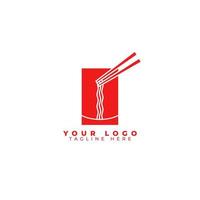 Ramen-Logo-Design-Vektor-Vorlage vektor