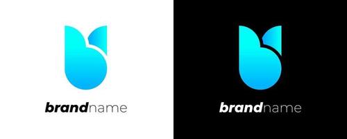 Anfangsbuchstaben bv oder vb abstraktes Logo in Schildform. Business-Identity-Logo-Konzept. bv art typografie zeichen vektor eps isolierte designvorlage