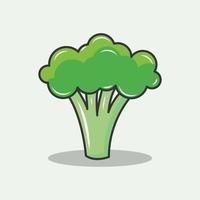 illustration vektorgrafik av broccoli grönsaker, lämplig för grönsakstema design vektor