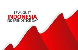 Illustrationsvektorgrafik von Grußkarten und Postern zum 75. indonesischen Unabhängigkeitstag, Design passend für den indonesischen Unabhängigkeitstag vektor