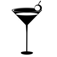 Symbol für Cocktailgetränke. vektor