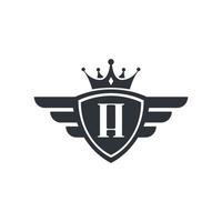 Schreiben Sie eine Inspiration für das Design des königlichen Sportsieg-Emblem-Logos vektor
