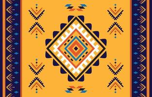 schönes ethnisches ikat-muster. nahtloses muster in stammes-, volksstickerei und mexikanischem stil. aztekischer geometrischer kunstverzierungsdruck. design für teppich, tapete, kleidung, verpackung, stoff, abdeckung. vektor