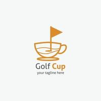 Golf-Logo-Vektor-Design-Illustration vektor