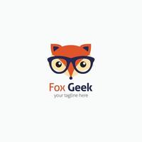 fox logotyp vektor design illustration