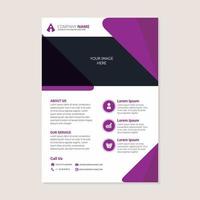 Corporate Business Jahresbericht Broschüre Flyer Design. Broschüren-Cover-Präsentation vektor