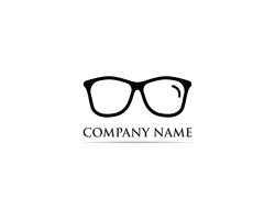 Brille Logo Design Vektor