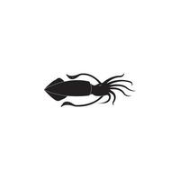 Tintenfisch-Logo-Vektorvorlage vektor