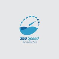 hastighet logotyp vektor design illustration